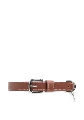 A.P.C. calf leather pet collar - Brown