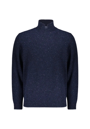 Fedeli high-neck sweater - Blue