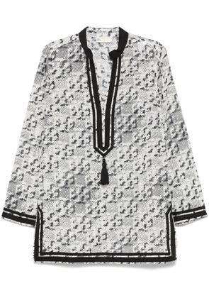 Tory Burch printed tunic - Neutrals