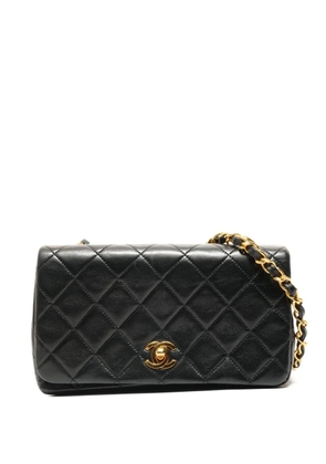 CHANEL Pre-Owned 1989-1991 mini diamond-quilting shoulder bag - Black