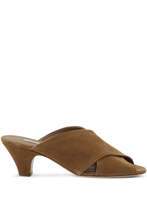 Casadei suede sandals - Brown
