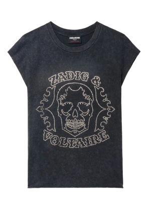 Zadig&Voltaire skull strass top - Grey
