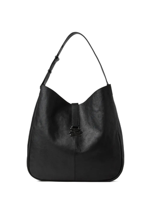 Karl Lagerfeld extra-large K/Autograph leather shoulder bag - Black