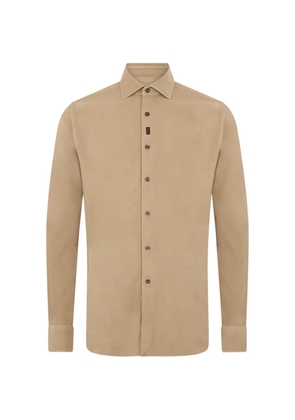 Moorer buttoned shirt - Neutrals
