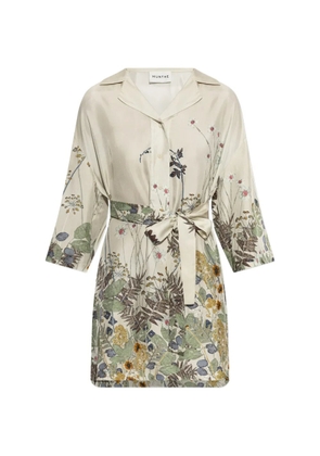 MUNTHE Ratana floral-print dress - Neutrals