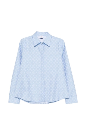 Casablanca monogram-patterned shirt - Blue