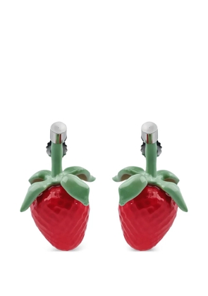 Marcela Lopez strawberry earrings - Red