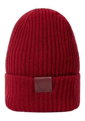 Stella McCartney logo beanie - Red