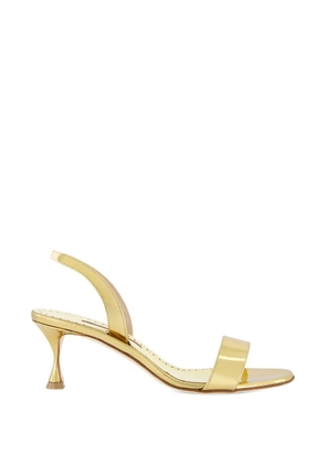 Manolo Blahnik 50mm Cupisanpla sandals - Gold