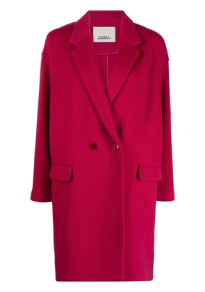 ISABEL MARANT Efegozi double-breasted coat - Pink