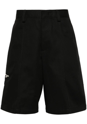 Lanvin tailored cotton shorts - Black