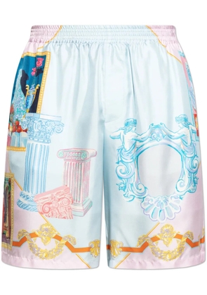 Versace silk shorts - Blue