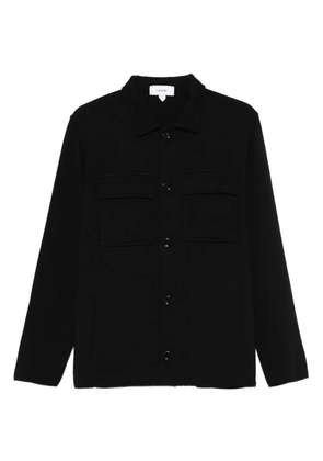 Lardini patch-pocket button-front jacket - Black