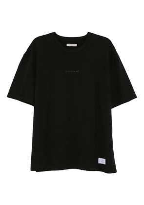 Ih Nom Uh Nit silicone logo T-shirt - Black