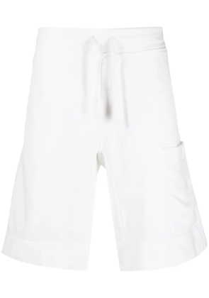 Ten C side patch-pocket drawstring shorts - White