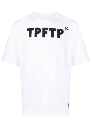 The Power For The People logo-print T-shirt - White