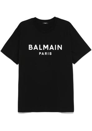 Balmain logo-print T-shirt - Black