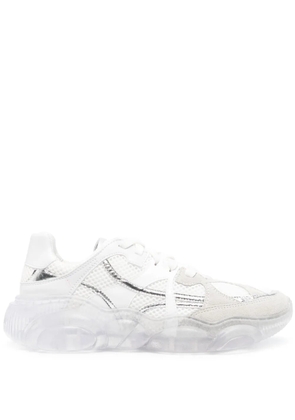 Moschino chunky lace-up sneakers - White