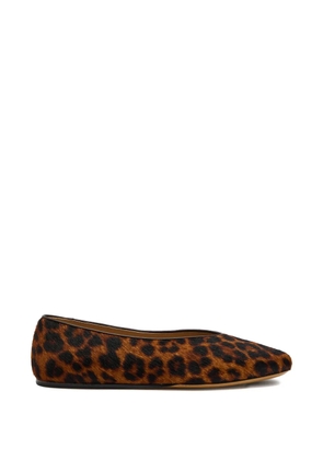Le Monde Beryl Regency leopard-print ballet flats - Brown