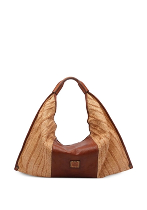 Campomaggi Atena zip-up shoulder bag - Neutrals