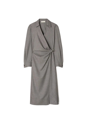 Tory Burch wool wrap dress - Grey