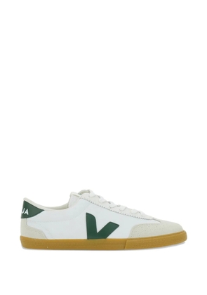 VEJA volley canvas panelled sneakers - White