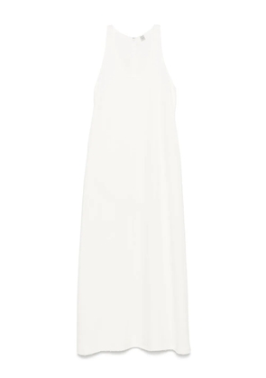 TOTEME sablé scoop-neck maxi dress - White