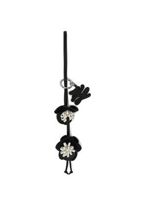 Karl Lagerfeld K/Autograph orchid keychain - Black