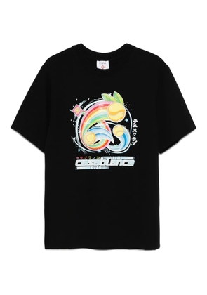 Casablanca rainbow-print T-shirt - Black