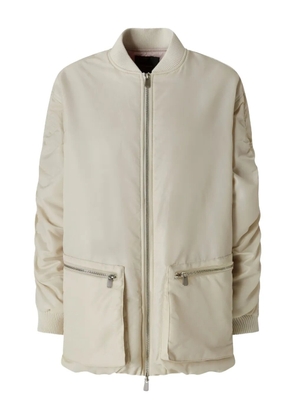 PINKO zip-fastening pocket bomber jacket - Neutrals