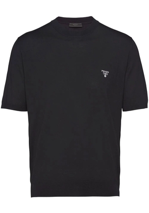 Prada crew-neck wool jumper - Black