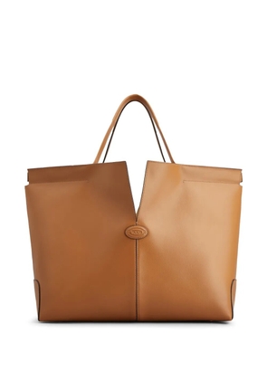 Tod's medium leather tote bag - Brown