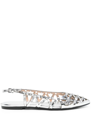 Ash Mirror ballet flats - Silver