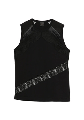 PINKO Molly lace-panel top - Black