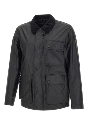 Belstaff corduroy-collar jacket - Black