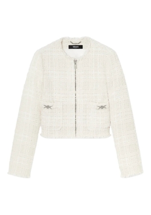 Versace cotton cardigan jacket - Neutrals