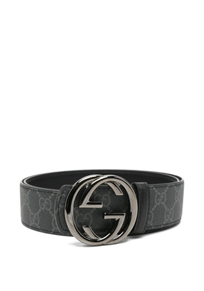 Gucci reversible logo buckle belt - Grey