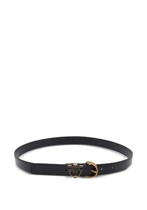 PINKO Love Birds leather belt - Black
