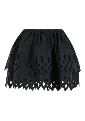 Blumarine cut-out mini skirt - Black