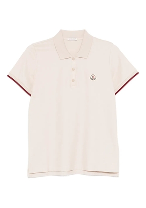 Moncler short-sleeve polo shirt - Neutrals