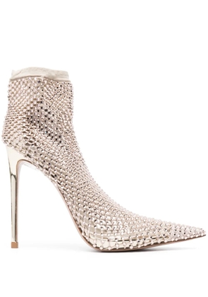 Le Silla Gilda 125mm crystal-embellished pumps - Pink