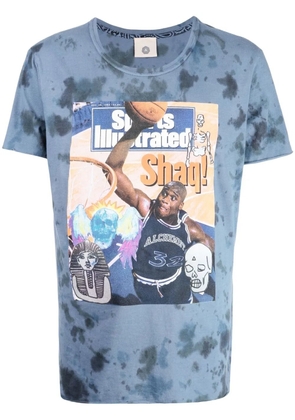 Alchemist graphic print tie-dye T-shirt - Blue