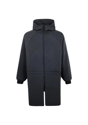 FEAR OF GOD ESSENTIALS hooded logo-embroidery parka coat - Black