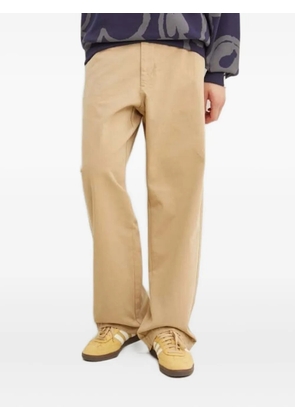 Desigual embroidered-pocket trousers - Neutrals