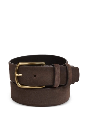 Officine Creative OC Strip suede belt - Brown