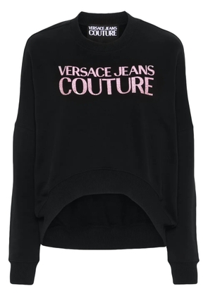 Versace Jeans Couture logo-print cotton sweatshirt - Black