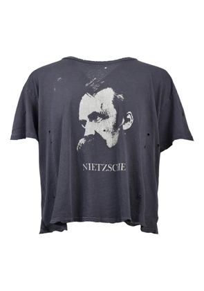 Enfants Riches Déprimés distressed graphic-print T-shirt - Grey