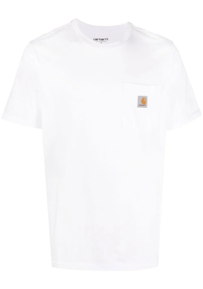Carhartt WIP logo-patch cotton T-shirt - White