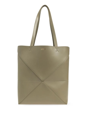 LOEWE medium Puzzle Fold tote bag - Green