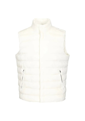 Herno zip-up padded gilet - White